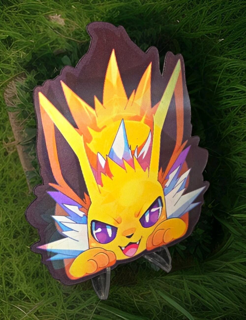 Pokemon Jolteon Flareon Vaporeon 3D Motion Lenticular Car Laptop Decal Sticker